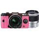 Q7 ダブルズームキット メタルブラウン/ピンク 116 [ボディ＋交換レンズ「PENTAX-02 STANDARD ZOOM」「PENTAX-06 TELEPHOTO ZOOM」]