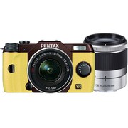 Q7 ダブルズームキット メタルブラウン/イエロー 117 [ボディ＋交換レンズ「PENTAX-02 STANDARD ZOOM」「PENTAX-06 TELEPHOTO ZOOM」]