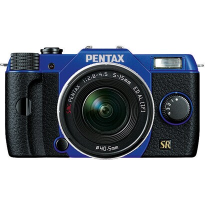 Q7 ズームレンズキット ブルー/ブラック 052 [ボディ＋交換レンズ「PENTAX-02 STANDARD ZOOM」]