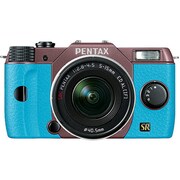 Q7 ズームレンズキット ココアブラウン/アクア 061 [ボディ＋交換レンズ「PENTAX-02 STANDARD ZOOM」]