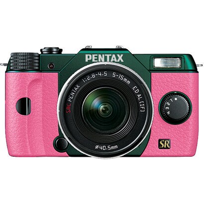 Q7 ズームレンズキット メタルグリーン/ピンク 110 [ボディ＋交換レンズ「PENTAX-02 STANDARD ZOOM」]