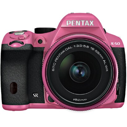 K-50(ピンク)レンズキット [ボディ＋交換レンズ「smc PENTAX-DA L 18-55mmF3.5-5.6AL WR」]