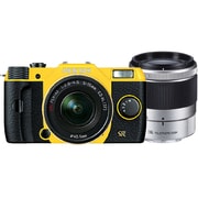 Q7 ダブルズームキット イエロー [ボディ＋交換レンズ「PENTAX-02 STANDARD ZOOM」「PENTAX-06 TELEPHOTO ZOOM」]