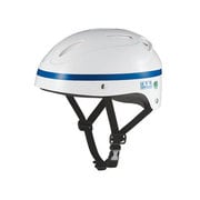 211-01221 [SG8-WT/BL スクールヘルメットホワイト/ブルーライン]