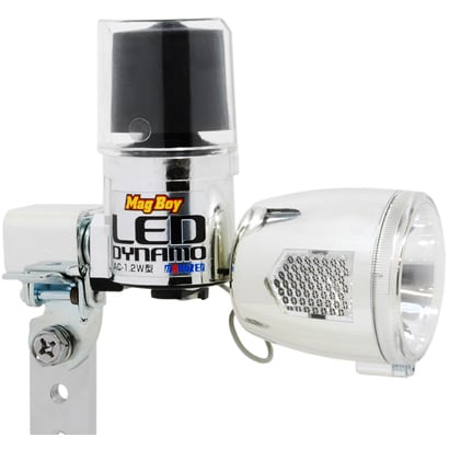 自転車用ダイナモランプ MLC-1 マグボーイLED CP/クリアー 232-00401