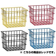 FFR-ALA-B-RE 超軽量フルアルミ小型バスケットワンタッチブラケット付レッド 108-00015