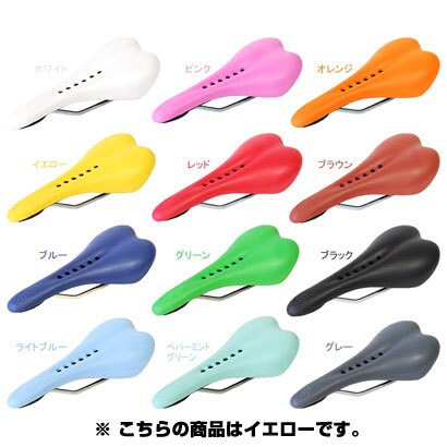 CL-1720-YE　EVAレーサーサドルイエロー 108-00088