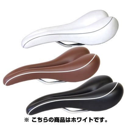 VL-1475A-WH　レーサーサドルホワイト 108-00353