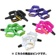 M195R-PI アルミフラットペダル ピンク 125-00012