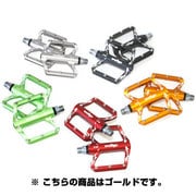 B190-GOCNC アルミフラットペダル ゴールド 125-00033
