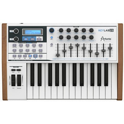 25鍵ベロシティ/アフタータッチ付きキーボード KEYLAB 25