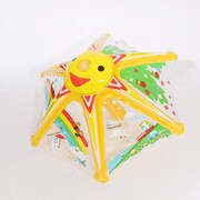おひさまレインボー 38cm 1.5歳～3歳くらい ヒマワリイエロー [はじめての傘]