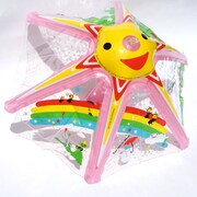 おひさまレインボー 38cm 1.5歳～3歳くらい ハートピンク [はじめての傘]