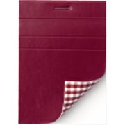2face memopad Gingham  Burgundy/Gingham 8899