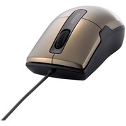 有線BlueLEDマウス Mサイズ ブラウン BSMBU16MBW