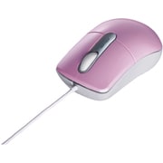 USB接続 有線光学式マウス Mサイズ ピンク BSMOU07MPK