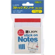 SN-052 スティックオンノート 赤付箋 13809
