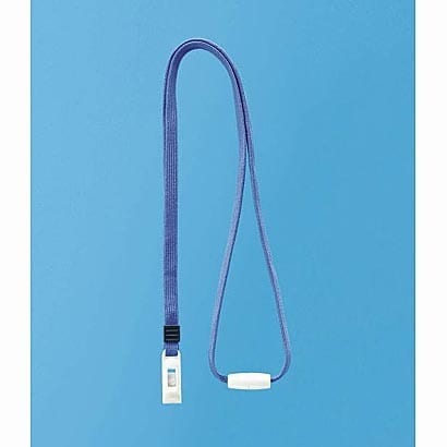N-4P 名札用ストラップ ブルー 28766