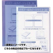 クリアーホルダー CS-A4-6CF ブルー A4S-6ポケット 88155