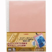 クリアーポケット クリアーポケット CL-303C ピンク A4判 10枚 14775