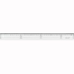アクリル直線定規 直線定規 A-12 36cm 27007