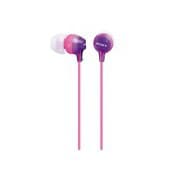 有線イヤホン カナル型 3.5mmステレオミニプラグ アクアバイオレット MDR-EX15LP V