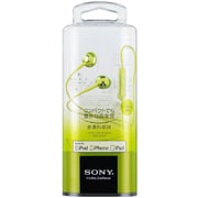 密閉型インナーイヤーレシーバー iPod/iPhone/iPad対応 ライムグリーン MDR-EX110IP G