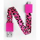 Mohzy Loop USB Cable Cherry Leopard 00053-00203