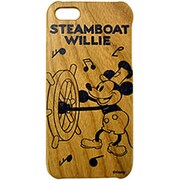 WoodケースiPhone5 蒸気船ウイリー [木製iPhoneカスタムカバー]