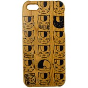 WoodケースiPhone5 ニャンコ先生 [木製iPhoneカスタムカバー]