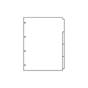A4インデックス 4 ホワイト A4RF-04-01