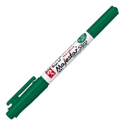 マジックインキ マジェスター・スリム 0.8～1.2mm/0.5mm 緑 MMJ70-T4