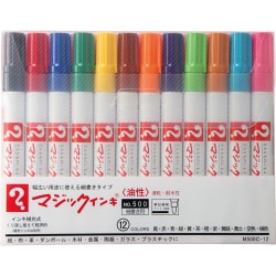 マジックインキ No.500 1～1.5mm 12色セット M500C-12
