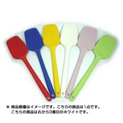 スプーン型 大 ホワイト 一体型シリコンスパチュラ