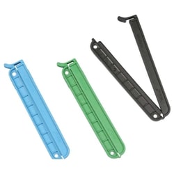 キッチンクリップ クリップイット 110mm 3個セット 青/緑/黒 PA110BGK3P