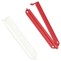 キッチンクリップ クリップイット 150mm 2個セット 白/赤 PA150WR2P