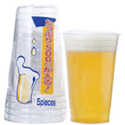 ビッグなビールカップ 600ml 5個入 WB-31