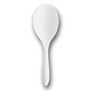 もりっこしゃもじ WH 袋入り 19cm