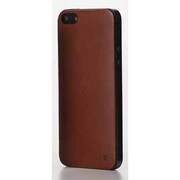 DRP-I5-0201 [iPhone5 背面牛革グリップ チョコレート]
