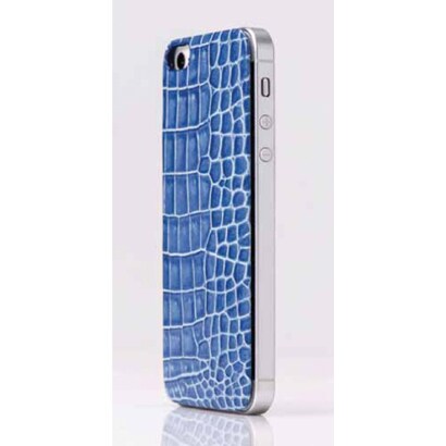 DRP-I5-0204 [iPhone5 背面牛革グリップ 鰐皮風]