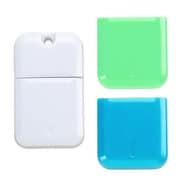 USB 3.0対応USBメモリー白 キャップ色 緑&青 16GB U3-CPSL16G/BG