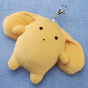 うーさーのその日暮らし うーさーのふわふわパスケース [ぬいぐるみパスケース リール付き]