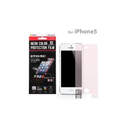 iPhone5 ネオンカラープロテクションフィルム RD