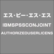IBMSPSSCONJOINTAUTHORIZEDUSERLICENS [ライセンスソフトウェア]