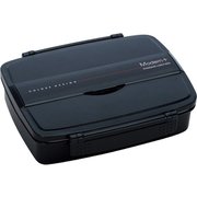 PO5S 松花堂タイトランチボックス モ段+ BK