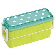 YZWS3IC 保冷超スリムタイト2段 コンビカラー 水玉GR