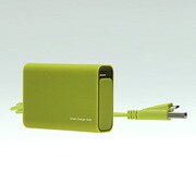 モバイルバッテリーチャージャー 5600mAh USB出力：1ポート 最大：1A グリーン Smart Charger 5600(GN)