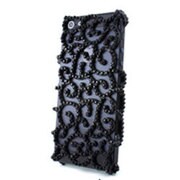 I5N06-12D061 [デコケースG003 曼陀羅華(Black) for iPhone 5]