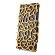 I5N06-12D059 [デコケースG001 曼陀羅華(Gold) for iPhone 5]