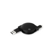 TRAVEL BIZ スマートフォン対応Micro USB&データ転送巻き取り式USBケーブル カフェブラック DCA-RA060BK